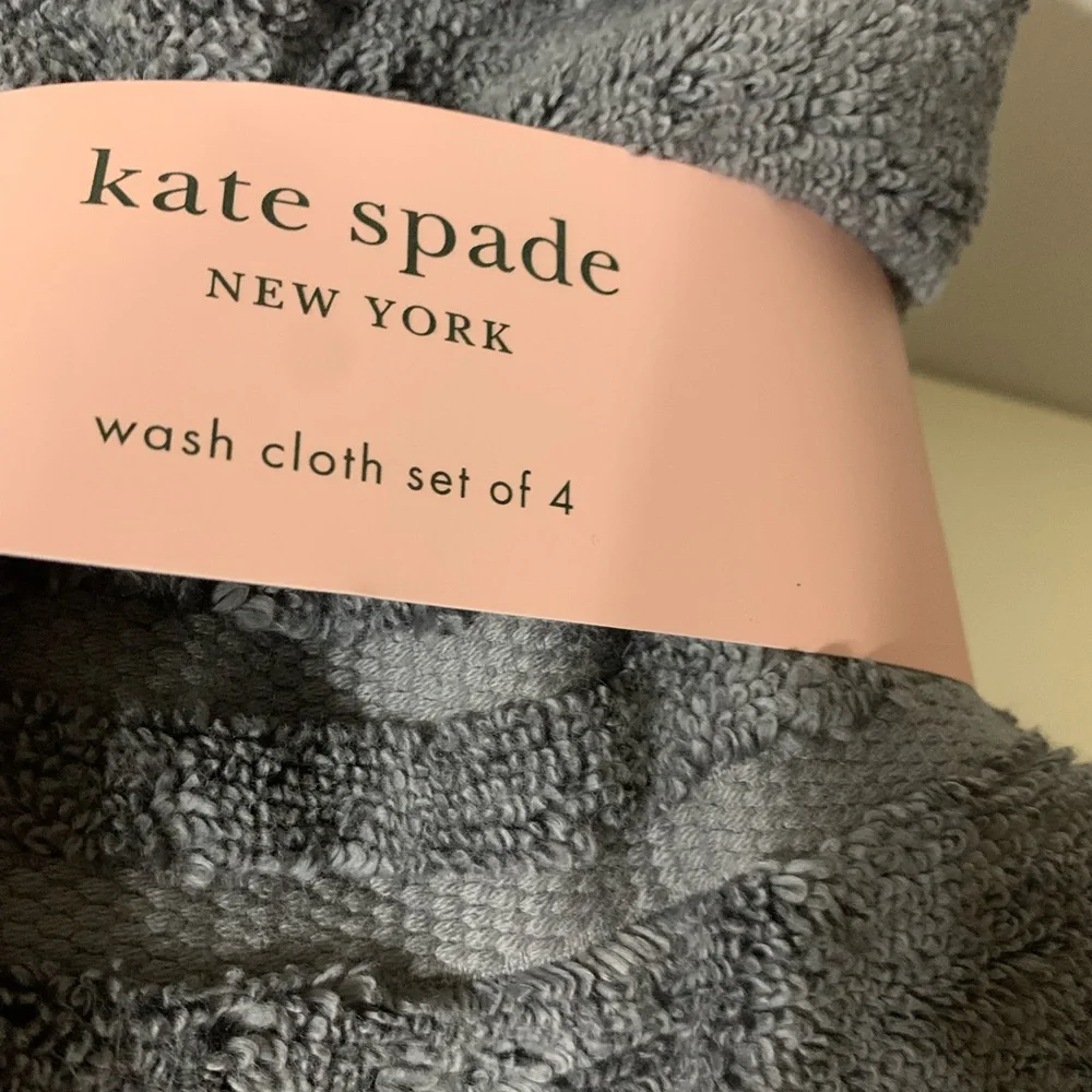 Kate Spade wash cloths, NWT